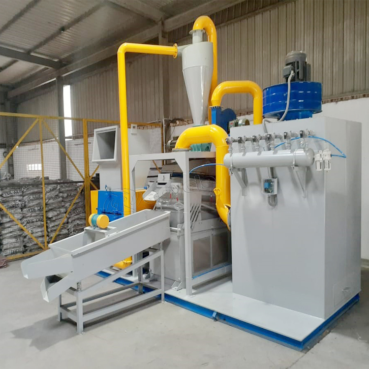 废电线粉碎处置铜米机